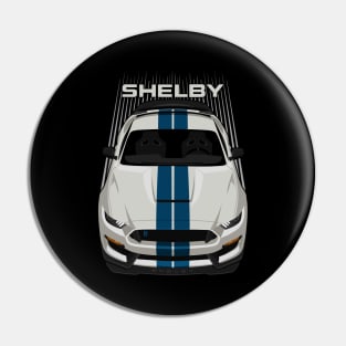 Ford Mustang Shelby GT350R 2015 - 2020 - Heritage Edition - Wimbledon White - Guardsman Blue Stripe Pin