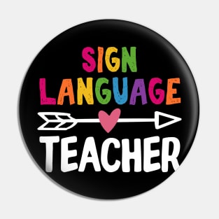 Sign Language Teacher Pin