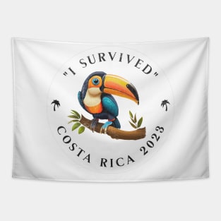 I Survived Costa Rica Vacation 2023 Tapestry