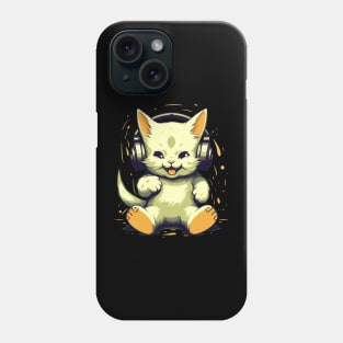 Cat Gamer Gifts Funny Gaming Cat Gamer Phone Case