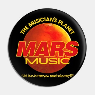 Mars Music Defunct Music Store Pin