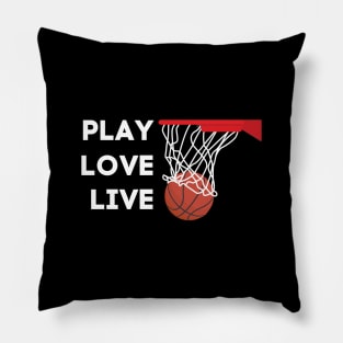 Basketball Cool Quote Saying Streetball Sports Pillow