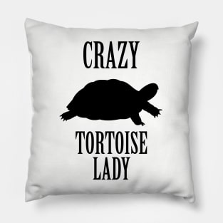 Crazy Tortoise Lady Pillow