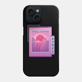 Offline Japanese Vaporwave Aesthetic Anime Phone Case