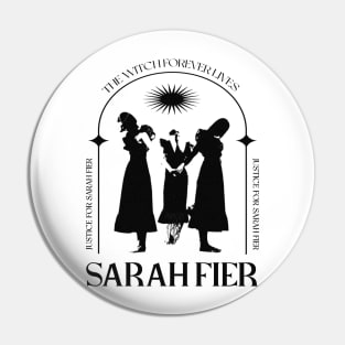 JUSTICE FOR SARAH FIER #01 Pin