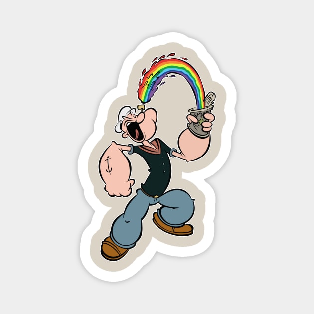 Taste the Rainbow (outlined) Magnet by westinchurch