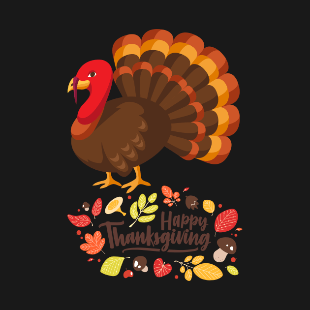 Happy Thanksgiving Turkey by NICHE&NICHE