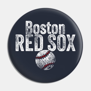 Red Sox Baseball Weathered Pin