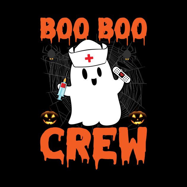 Ghost Nurse boo boo crew Halloween by binnacleenta