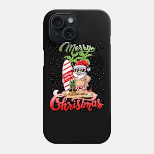 Merry Christmas Santa Hawaii Phone Case