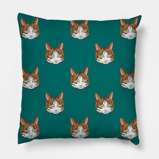 Cat Head Pattern Pillow