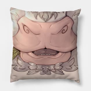 White Cow Mask Pillow