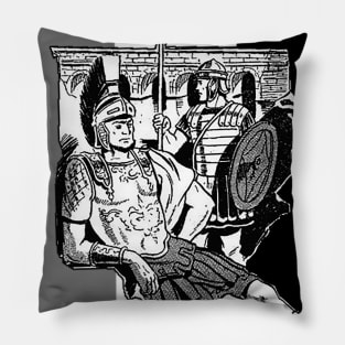 Roman legionary soldiers in fanzine Pillow