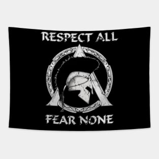 Respect All Fear None Tapestry
