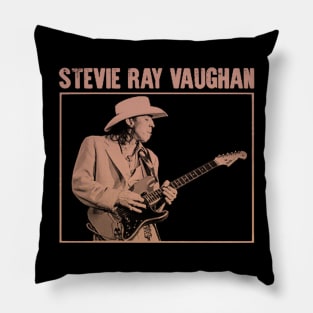 Stevie Ray Vaughan // Vintage Style Design Pillow