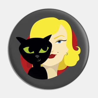 Cat lady Marylin Pin