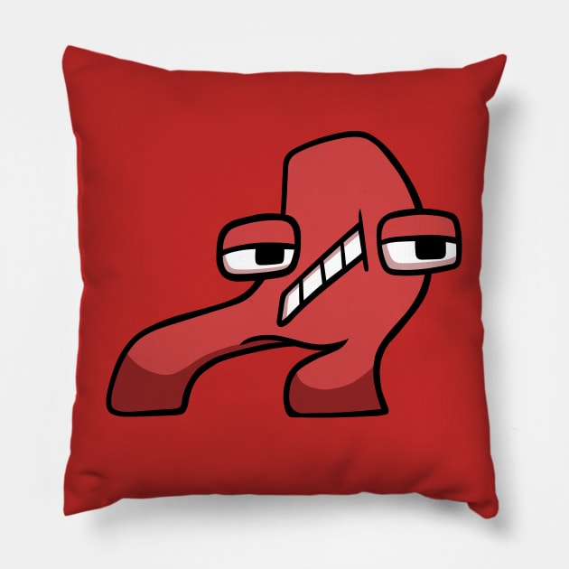 A (Chill) | Alphabet Lore Pillow by Mike Salcedo