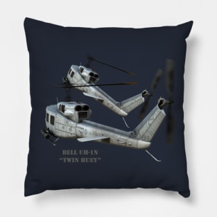 Bell UH-1N Twin Huey Pillow