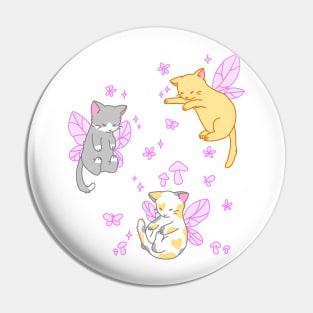 fairy kitties (classic purple) Pin