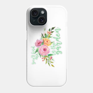 Garden Lovers Floral Painted Art Phone Case