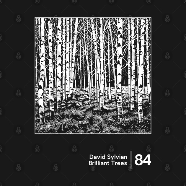 Brilliant Trees - Minimalist Graphic Artwork Design by saudade