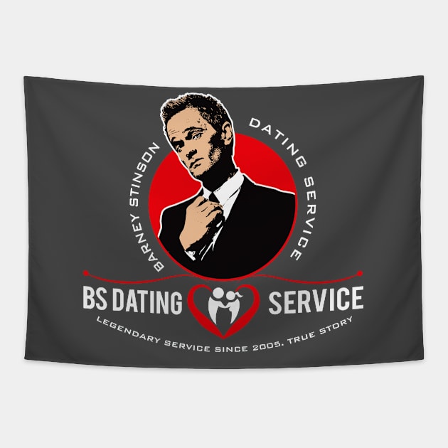 BS Dating Service Tapestry by Alema Art