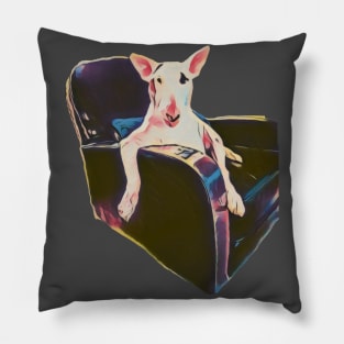 Bull Terrier Chair Pillow
