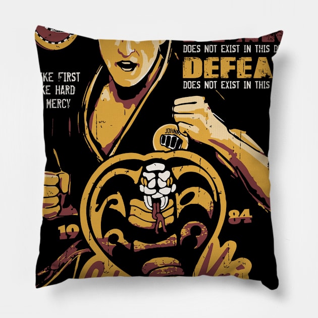 Cobra Kai Pillow by Moovie