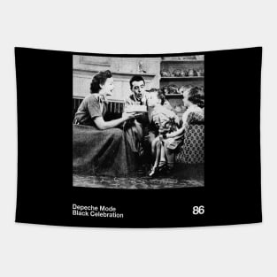 Black Celebration || Vintage Pantone Tapestry