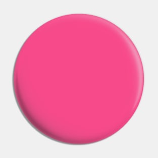 French Rose Pink Plain Solid Color Pin