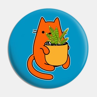 Successful garden Cat and snake leaf Pin