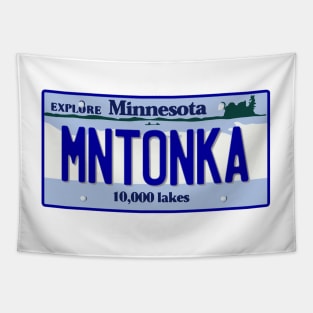 Minnetonka, Minnesota License Plate Tapestry