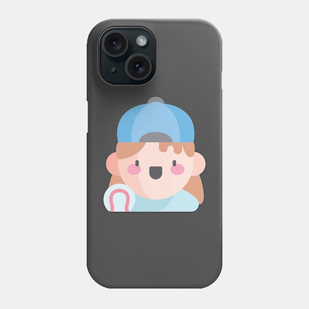 Baseball player character designs Phone Case by Spattern