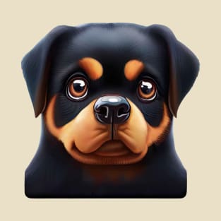 Small Version - Playful Rottweiler T-Shirt