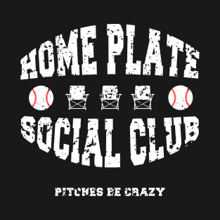 Home Plate Social Club, Midday, Softball Mom, Softball Dad, Softball Game Day, Softball Grandma, Softball Family T-Shirt