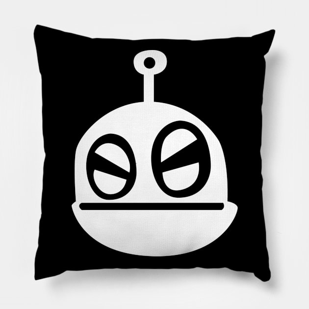 Ratchet and Clank - Clank Logo Pillow by MegacorpMerch