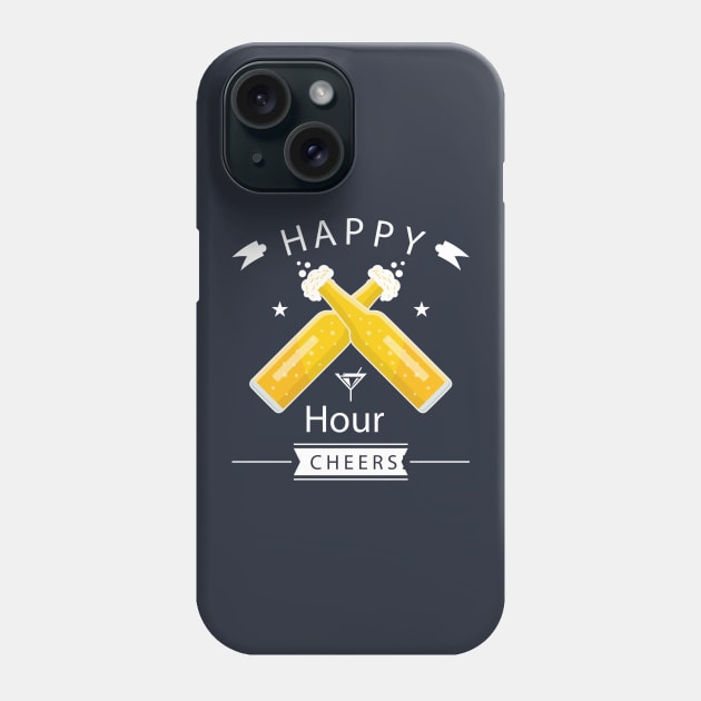 Happy Hour Cheers Beer Phone Case by TomCage