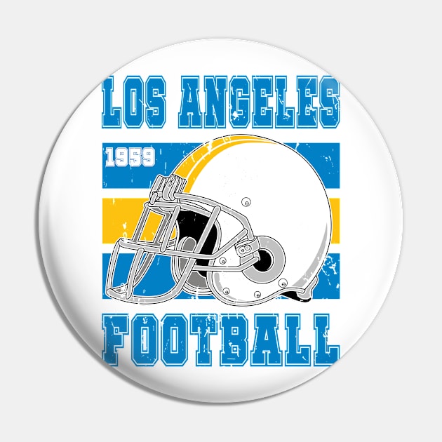 Los Angeles Retro Football II Pin by Arestration