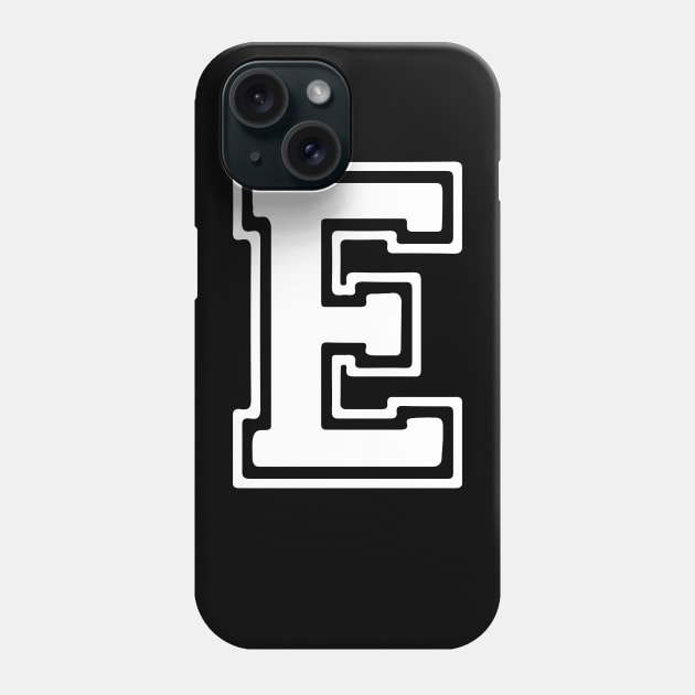 Letter E Phone Case by Xtian Dela ✅