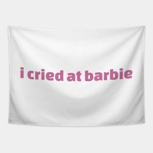 I Cried At Barbie Movie Ken 2023 Tapestry