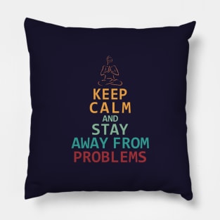 Keep Calm Parody Art Design Pillow