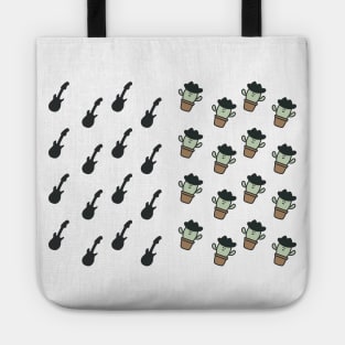 Guitars and Cowboy Cacti Tote