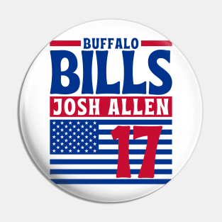 Buffalo Bills Josh Allen 17 American Football Team Pin