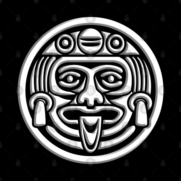 MAYAN MASK 1A by GardenOfNightmares