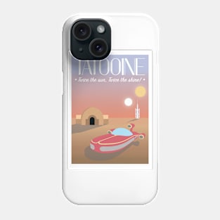 Tatooine Retro Travel Phone Case