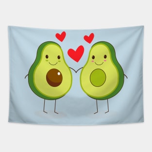 Valentine Avocado Tapestry