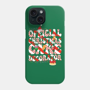 Official Christmas cake decorator - a cake decorator design Phone Case