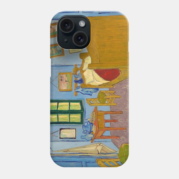 Van Gogh -The Bedroom - Digitally Remastered Phone Case by RandomGoodness