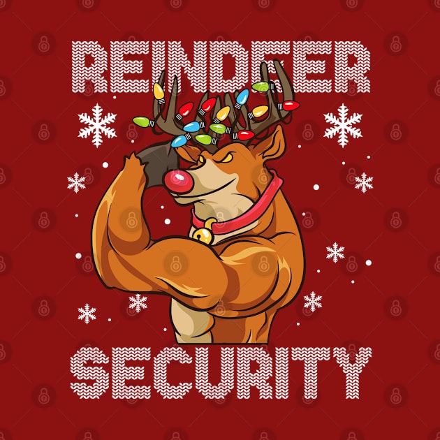 Reindeer Security Christmas by E