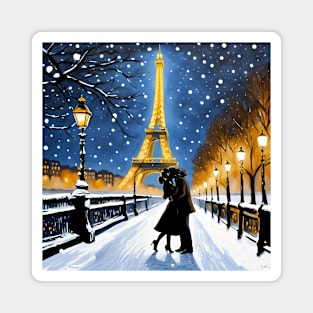 The Seine Snow Magnet